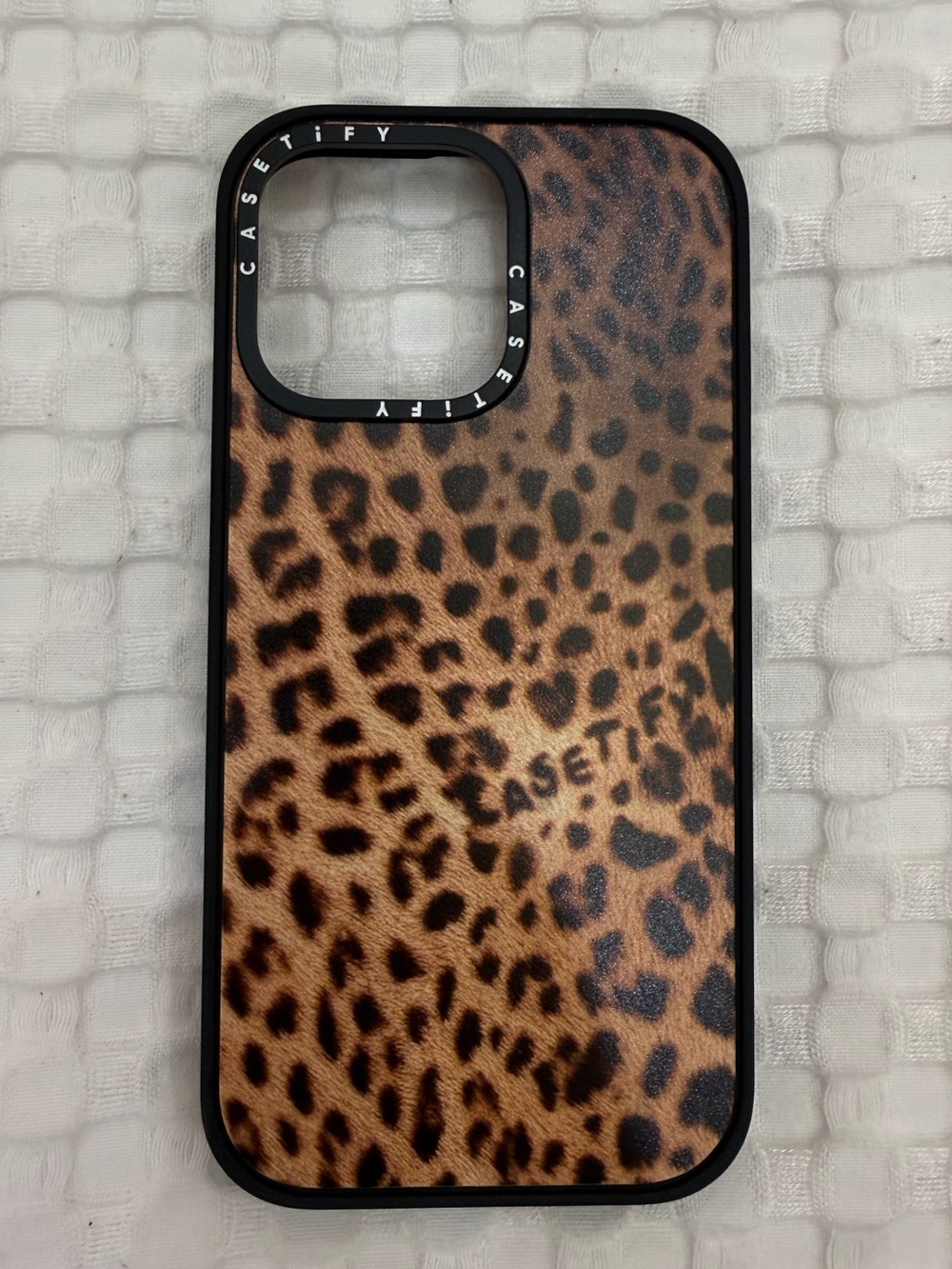 Casetify Magsafe iPhone 13 Pro Max Leopard Print Phone Case - Brown